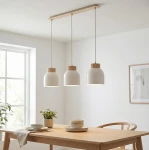 Vigo lampa wisząca 3xE27 biała 1628/3