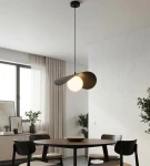 Ritual M lampa wisząca 1xG9 czarna 1630/1M