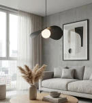 Ritual L lampa wisząca 1xG9 czarna  1630/1L