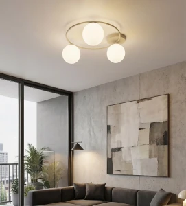 Sopra lampa sufitowa 3xE14 mokka/biały 1633/3