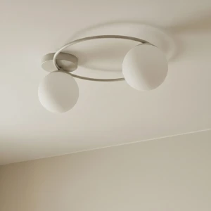 Sopra lampa sufitowa 2xE14 mokka/biały 1633/2