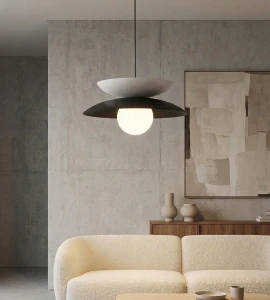 Nagoya lampa wisząca 1xG9 czarna/biała 1639/5