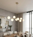 Magnus lampa wisząca 8xE14 mokka/biały 1640/8