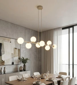 Magnus lampa wisząca 8xE14 mokka/biały 1640/8