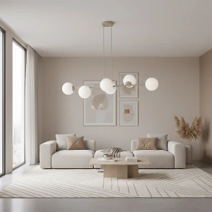 Magnus lampa wisząca 6xE14 mokka/biały 1640/6
