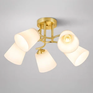 Pafos lampa sufitowa 5xE27 złota  ML2766
