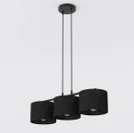 Eco lampa wisząca 3xE27 czarna 1655/3
