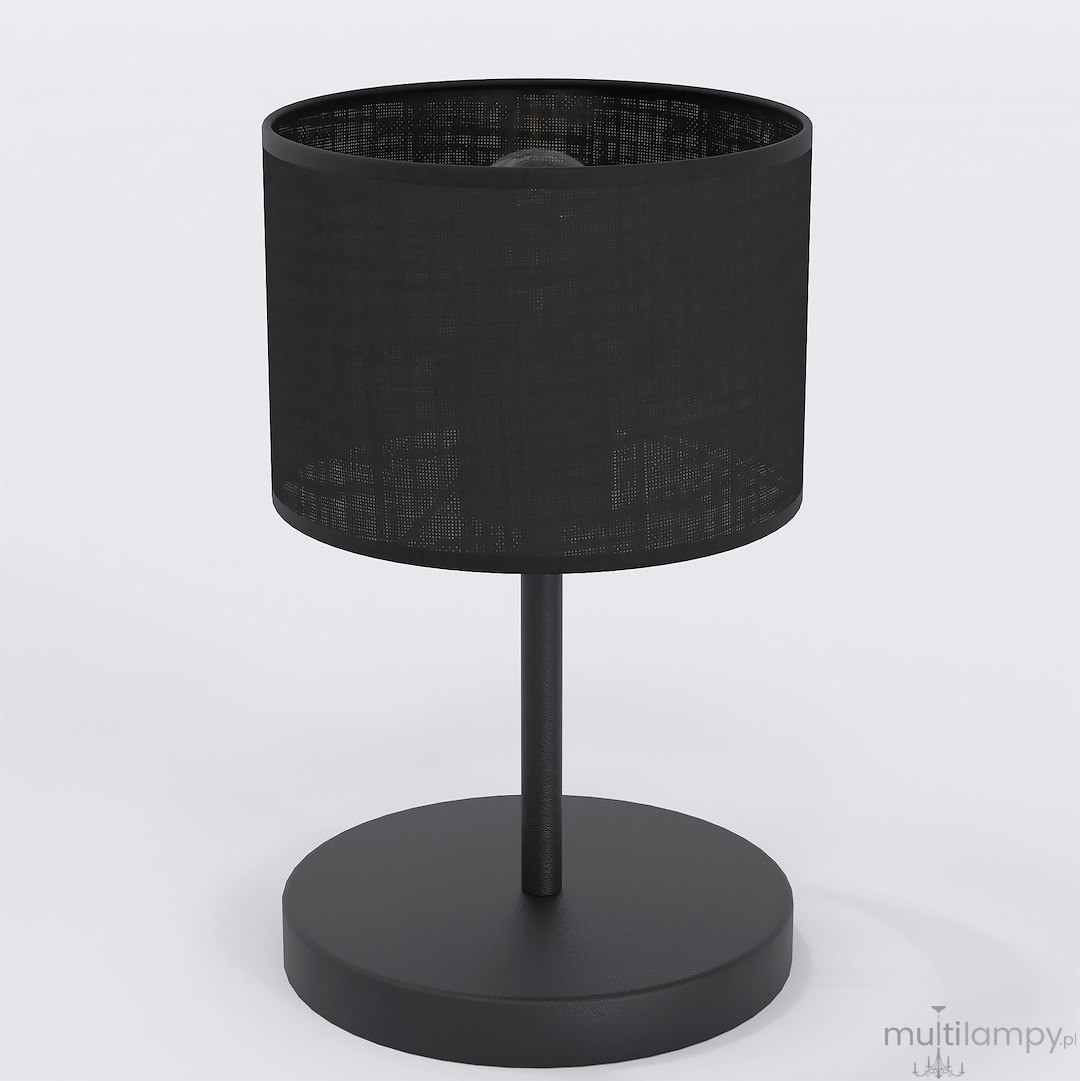 Eco lampka stołowa E27 czarna 1655/LN1