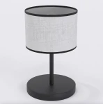 Eco lampka stołowa E27 czarna szary 1656/LN1