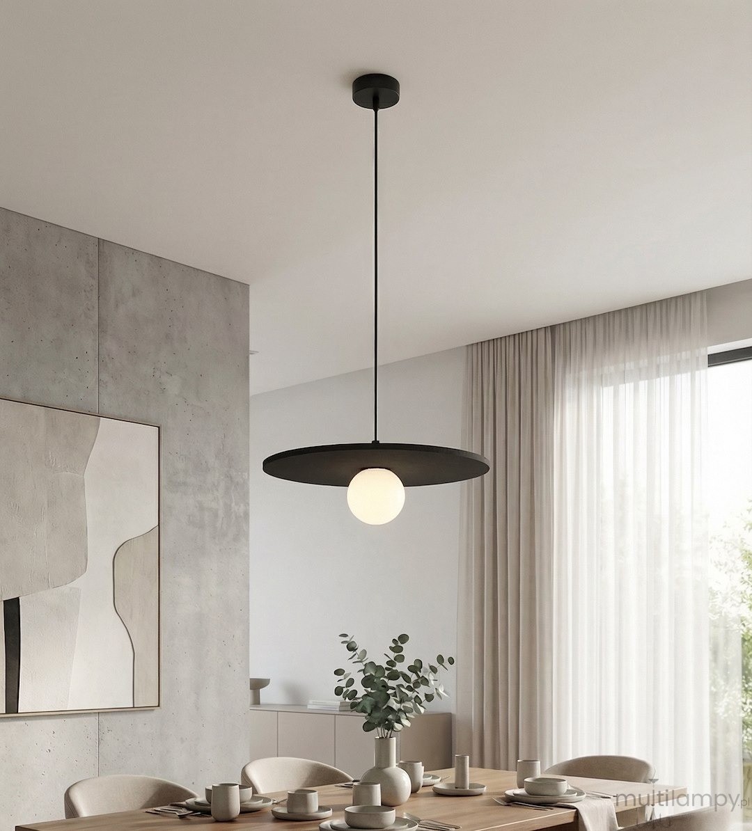 Calma lampa wisząca G9 czarna 1658/1