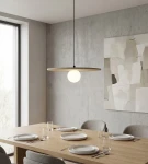 Calma lampa wisząca G9 czarna beżowa 1659/1