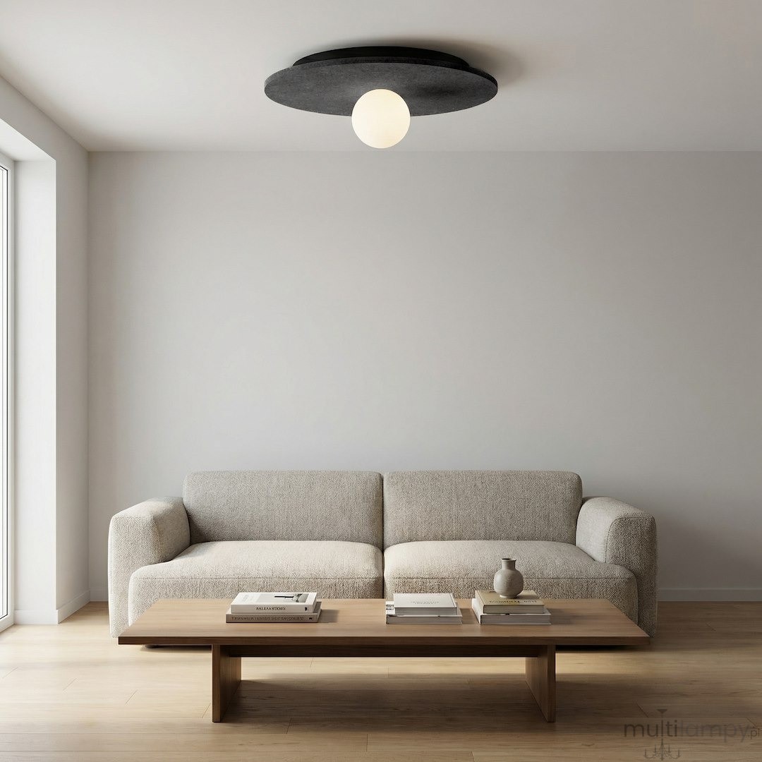 Calma M lampa sufitowa G9 czarna 1658/1M