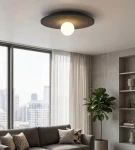 Calma M lampa sufitowa G9 czarna 1658/1M