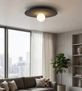 Calma M lampa sufitowa G9 czarna 1658/1M
