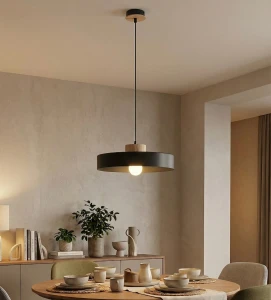 Kivi L lampa wisząca E27 czarna 1667/1L