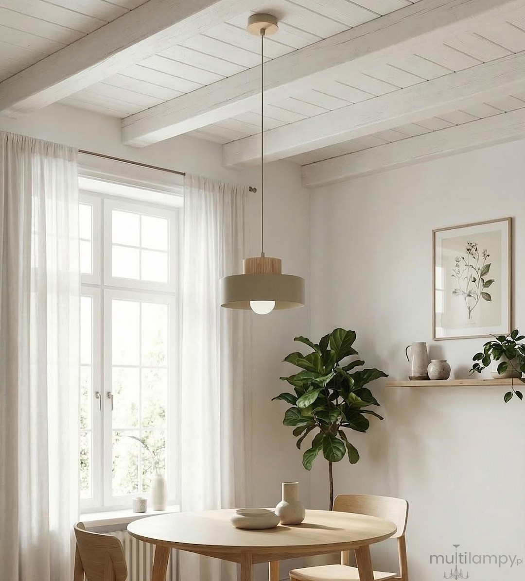 Kivi S lampa wisząca E27 mokka 1668/1S
