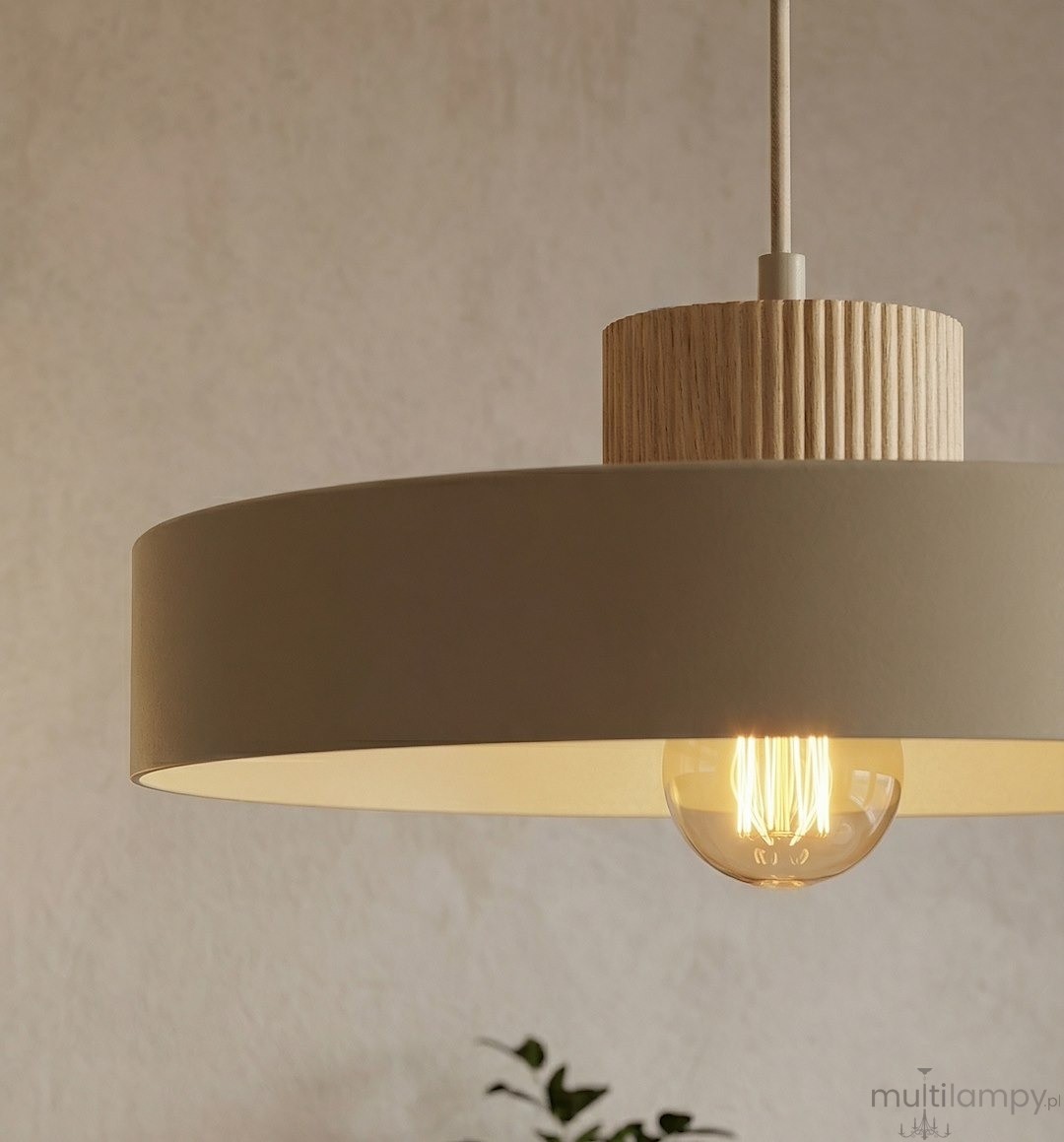 Kivi L lampa wisząca E27 mokka 1668/1L