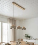 Kivi lampa wisząca 3xE27 mokka 1668/3