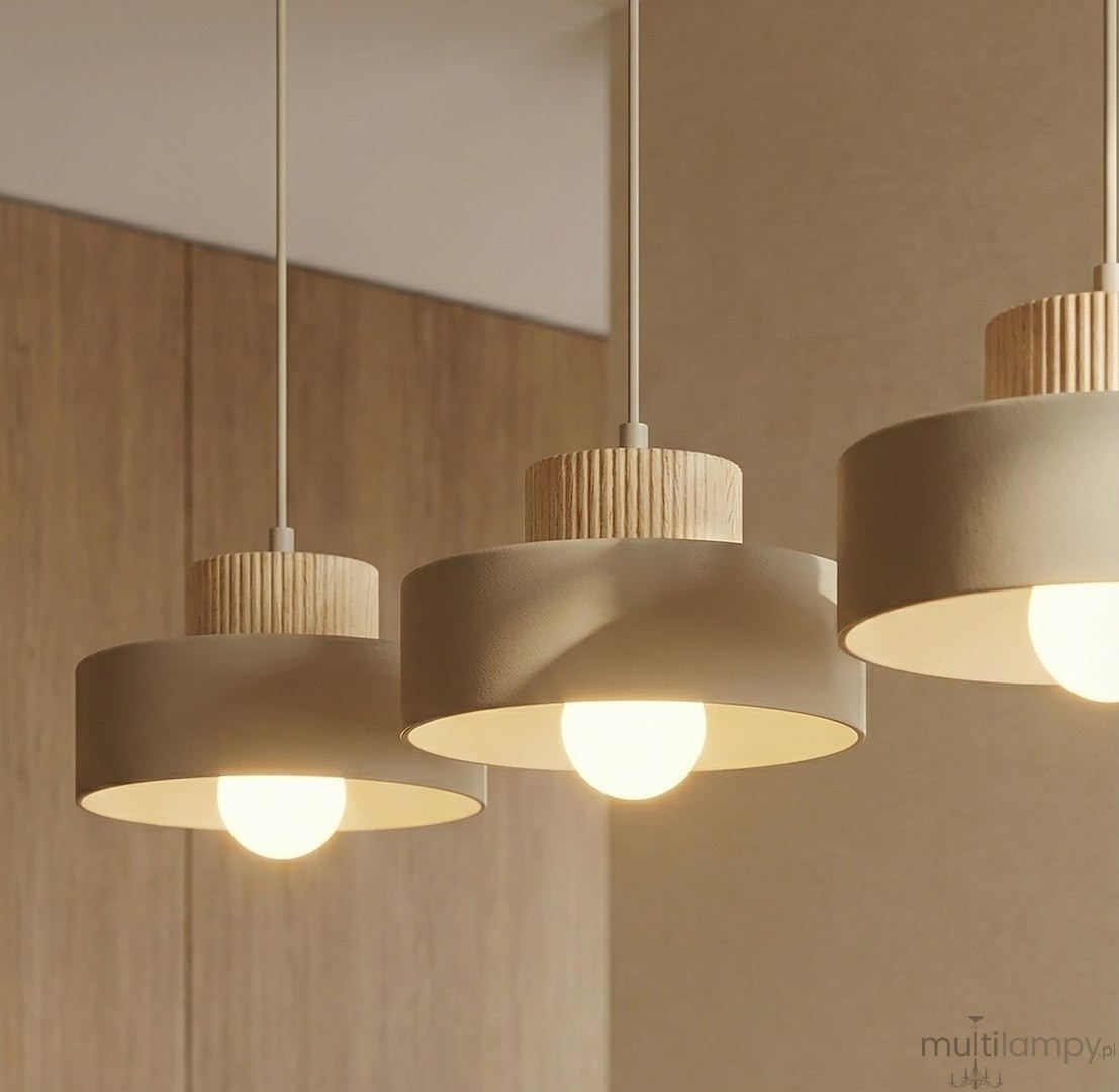 Kivi lampa wisząca 3xE27 mokka 1668/3