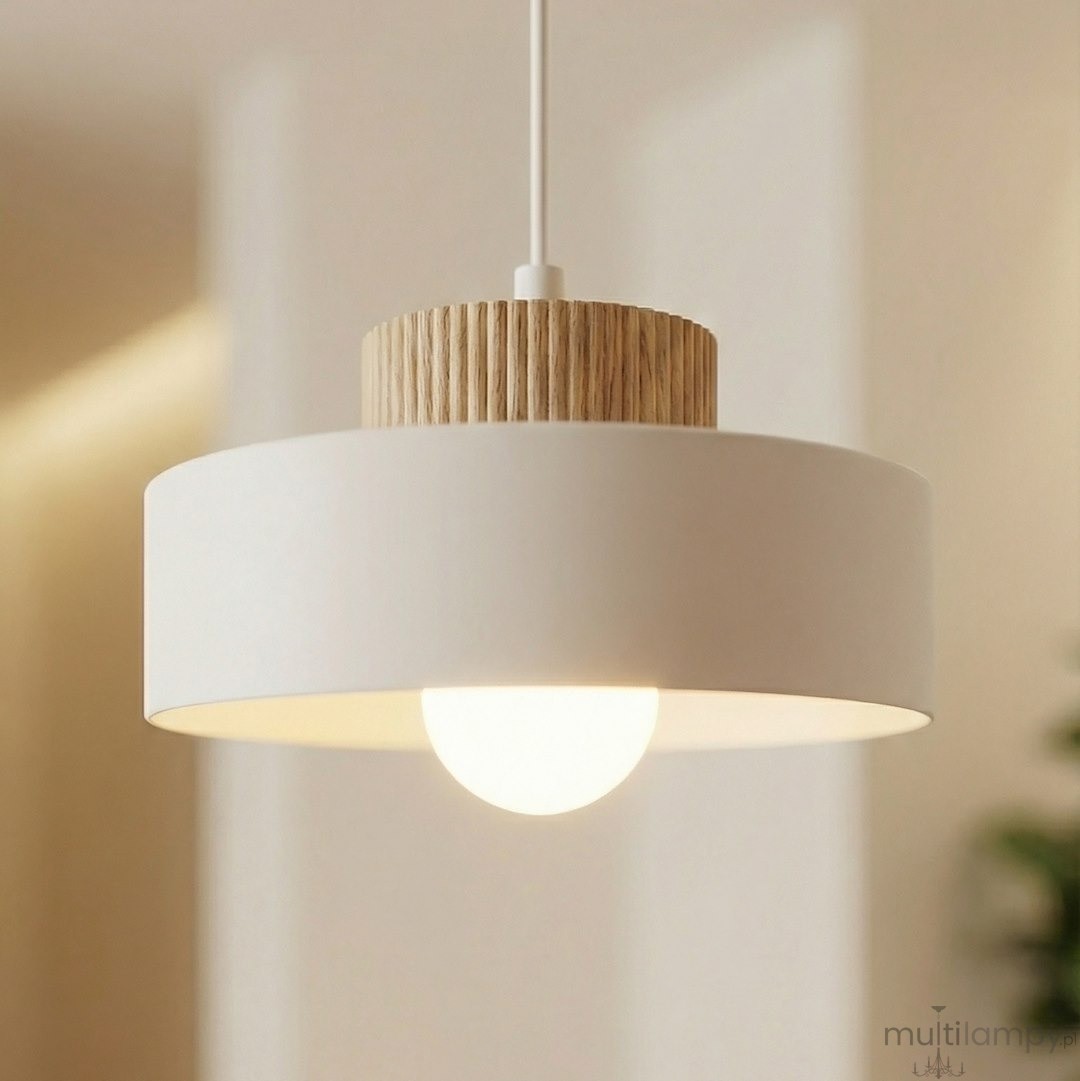 Kivi S lampa wisząca E27 biała 1669/1S