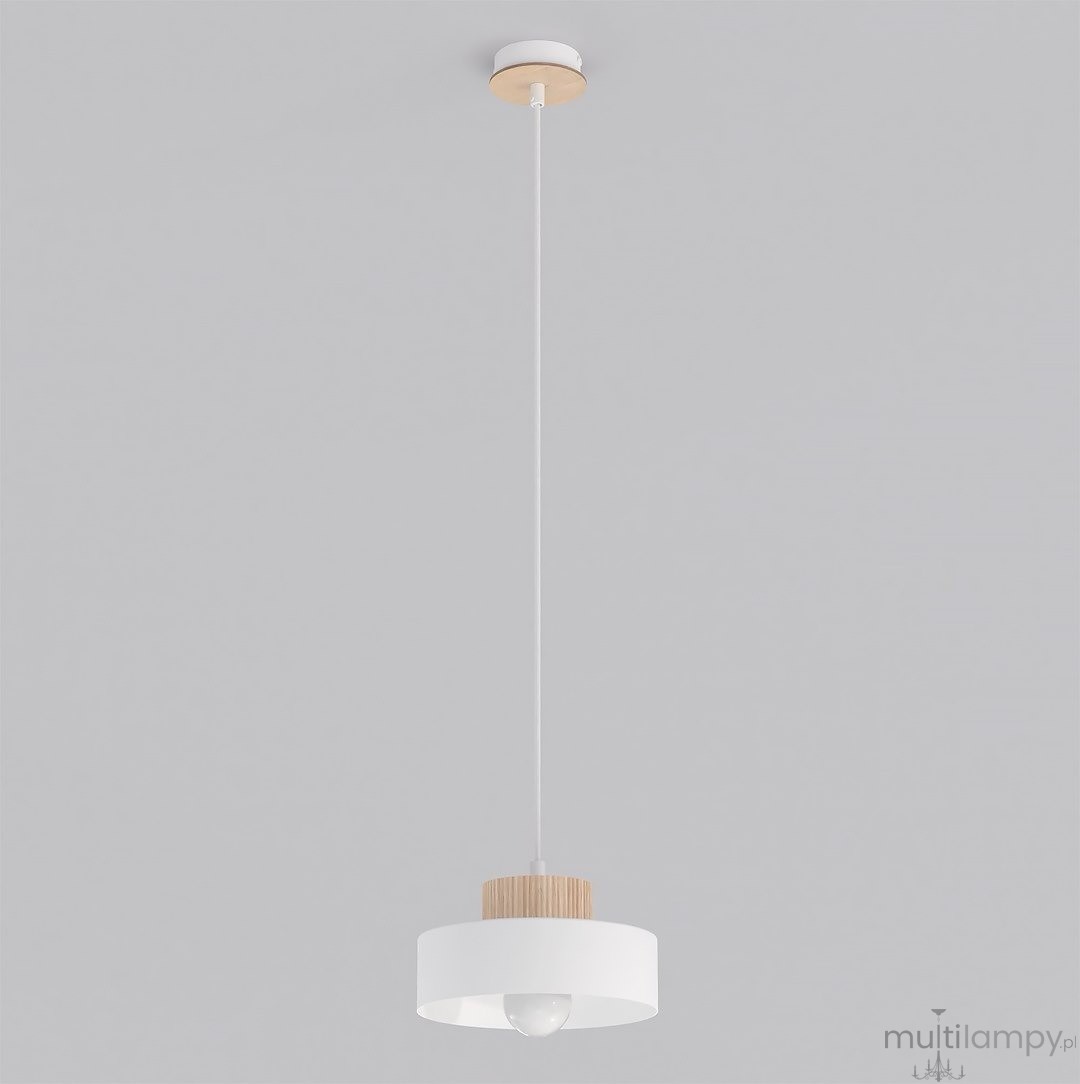 Kivi S lampa wisząca E27 biała 1669/1S