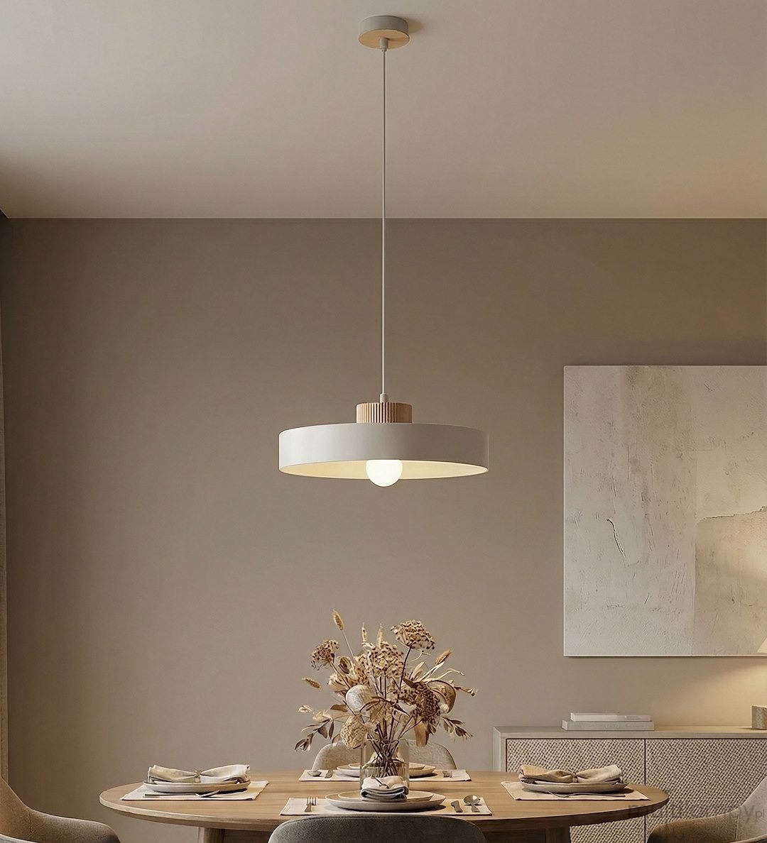 Kivi L lampa wisząca E27 biała 1669/1L