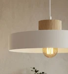 Kivi L lampa wisząca E27 biała 1669/1L