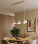 Kivi lampa wisząca 3xE27 biała 1669/3