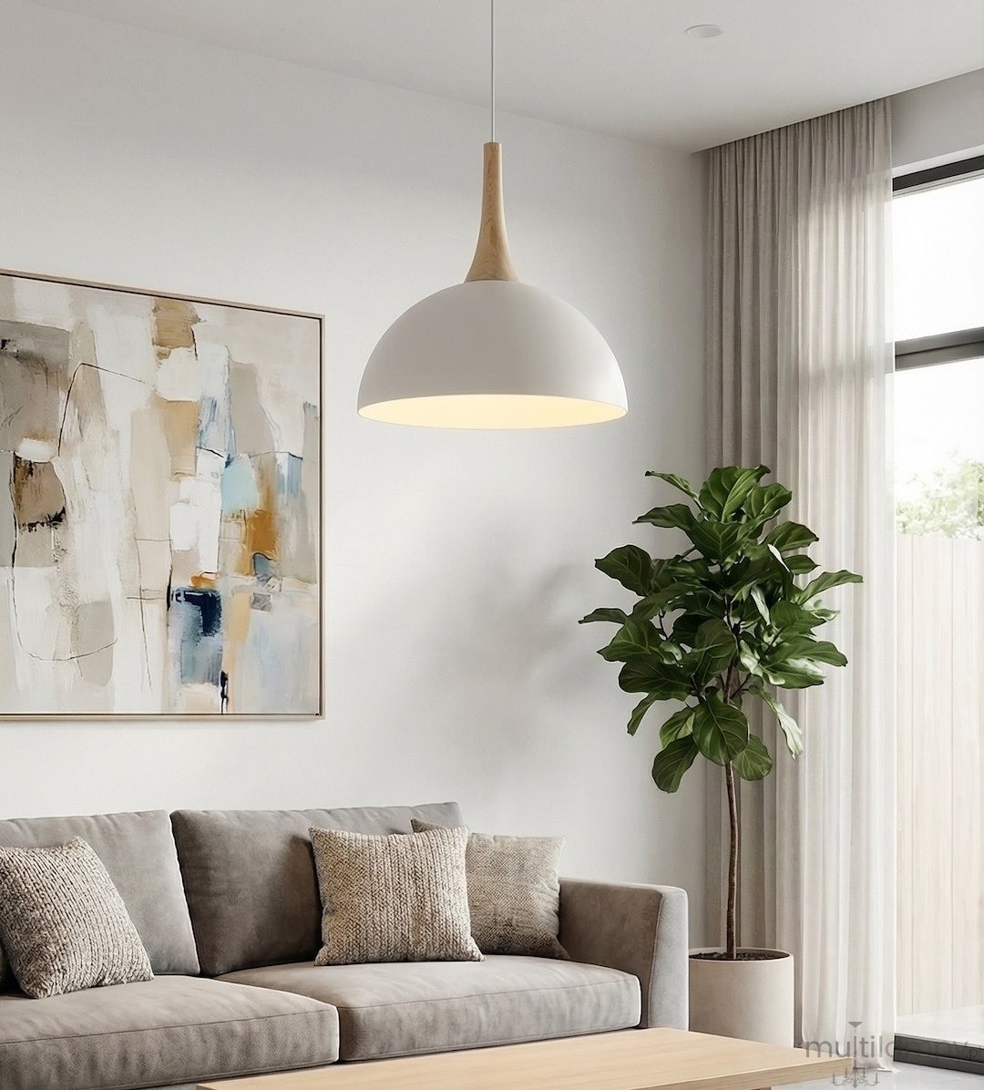 Nautica S lampa wisząca GX53 biała 1671/1S