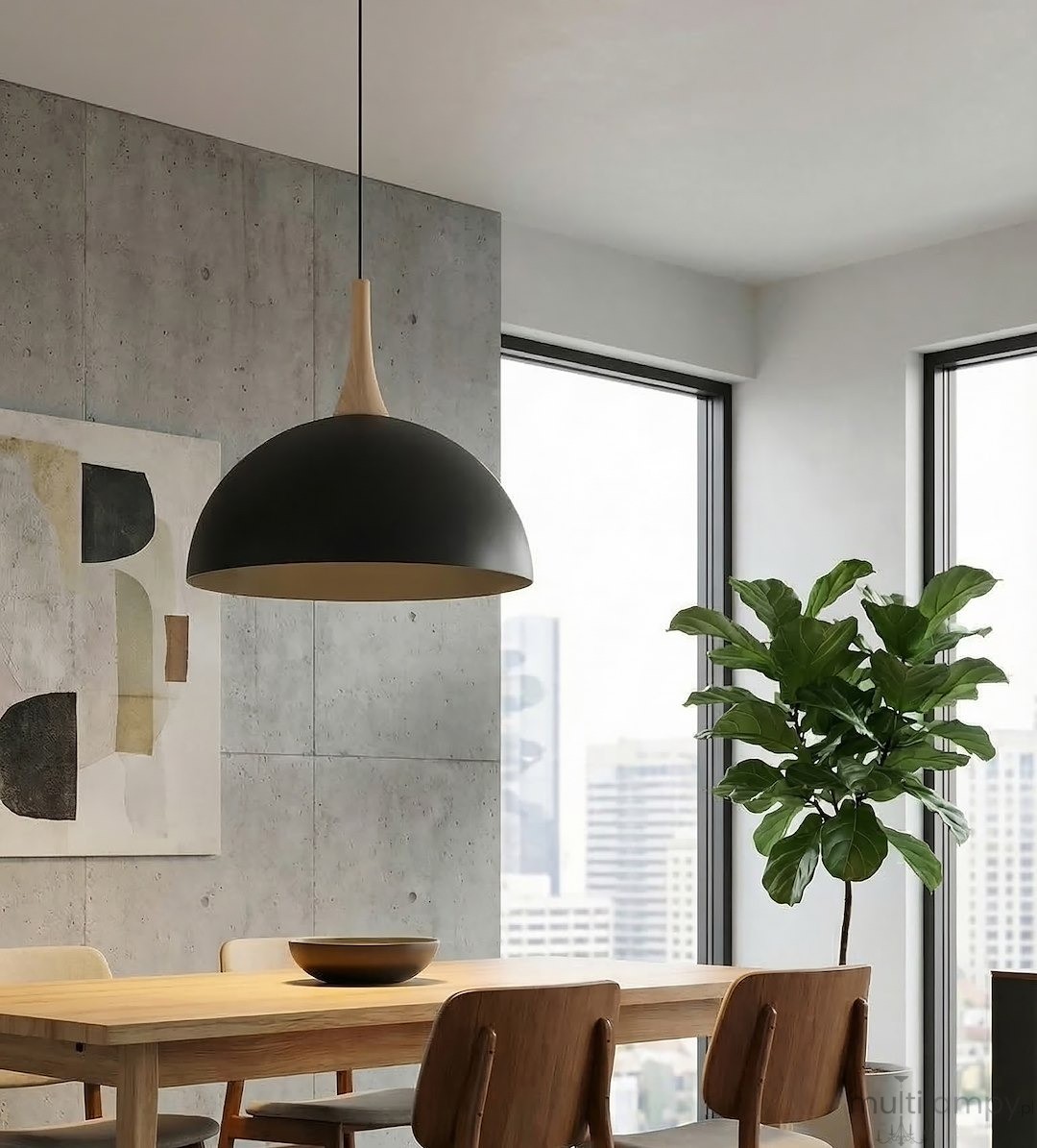 Nautica L lampa wisząca GX53 czarna 1670/1L