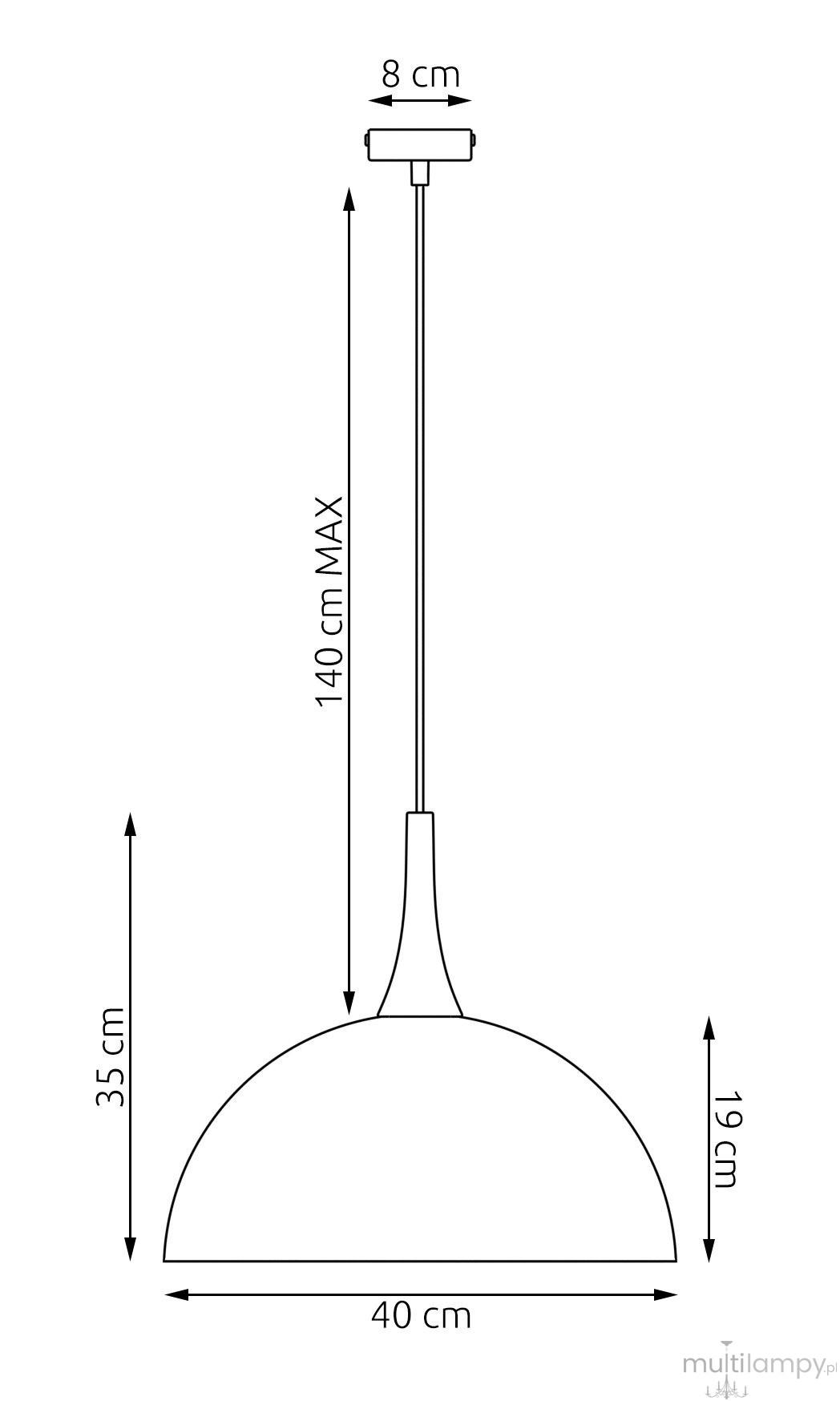 Nautica L lampa wisząca GX53 biała 1671/1L