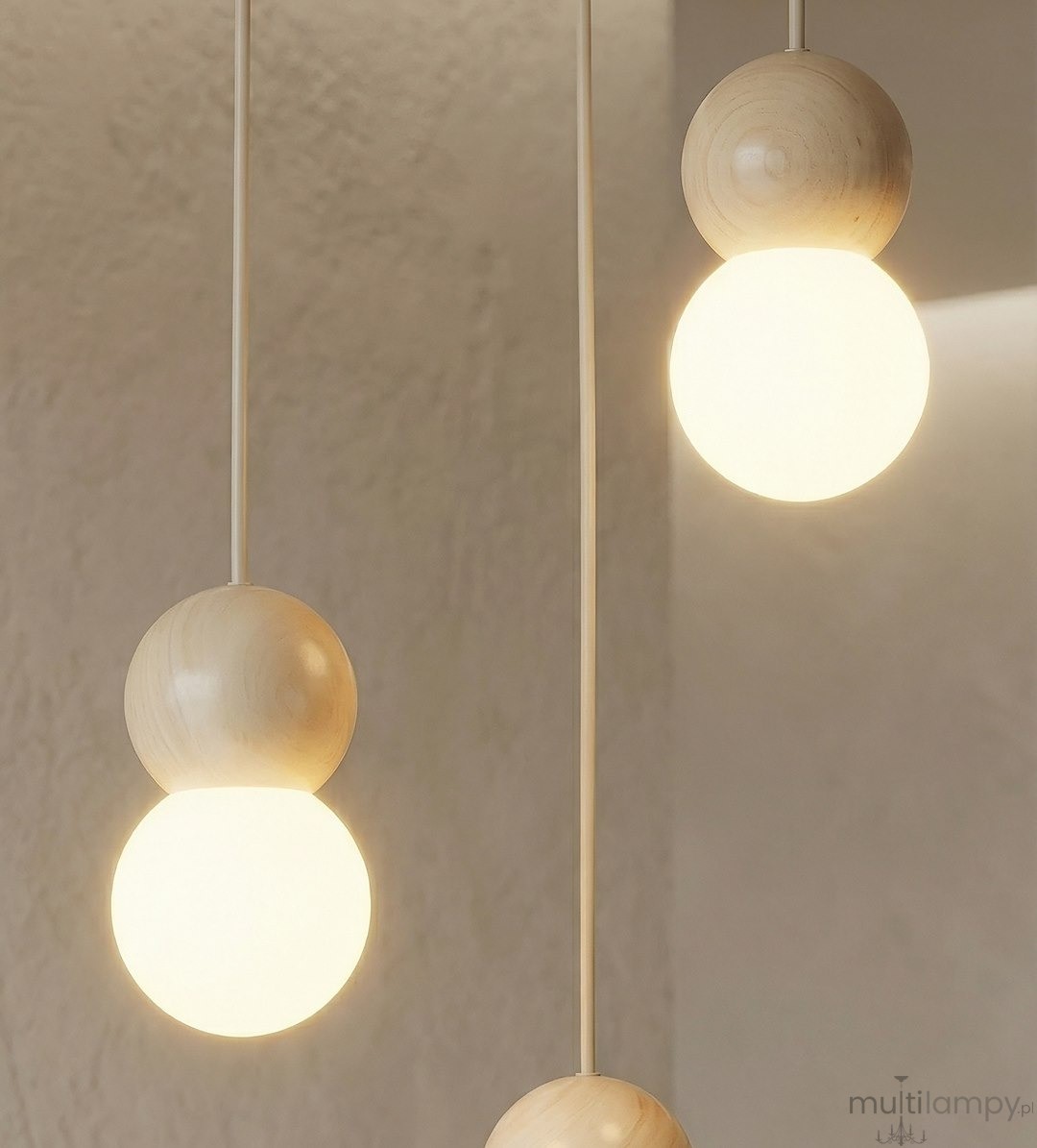 Loop lampa wisząca 3xG9 mokka 1673/3