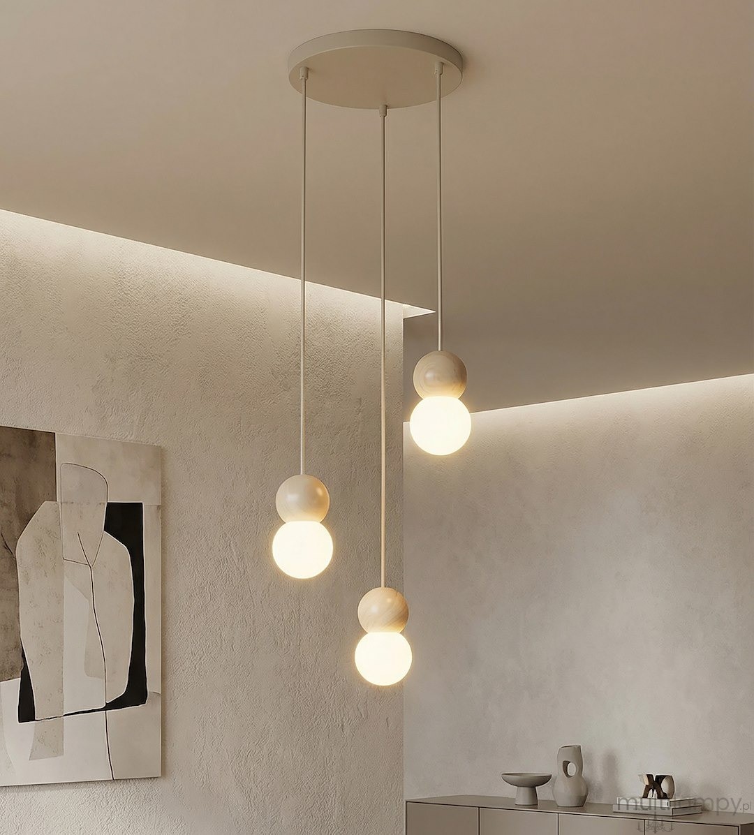 Loop lampa wisząca 3xG9 mokka 1673/3