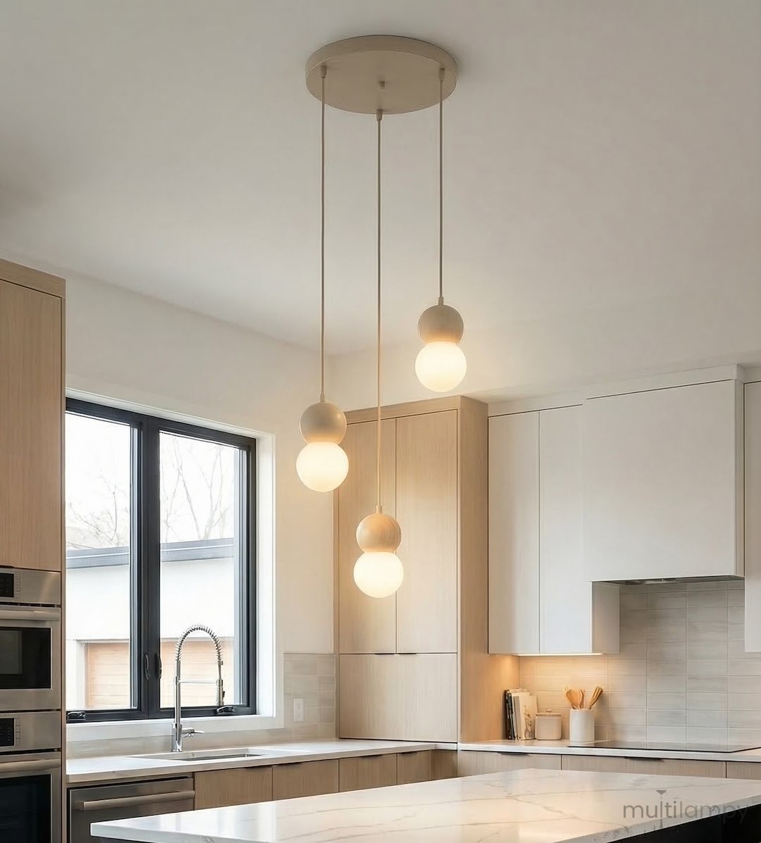Loop lampa wisząca 3xG9 mokka 1673/3