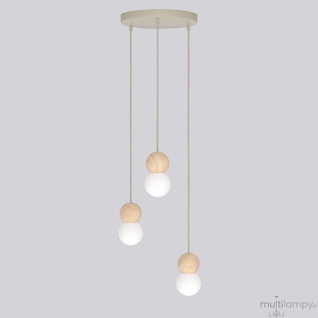 Loop lampa wisząca 3xG9 mokka 1673/3