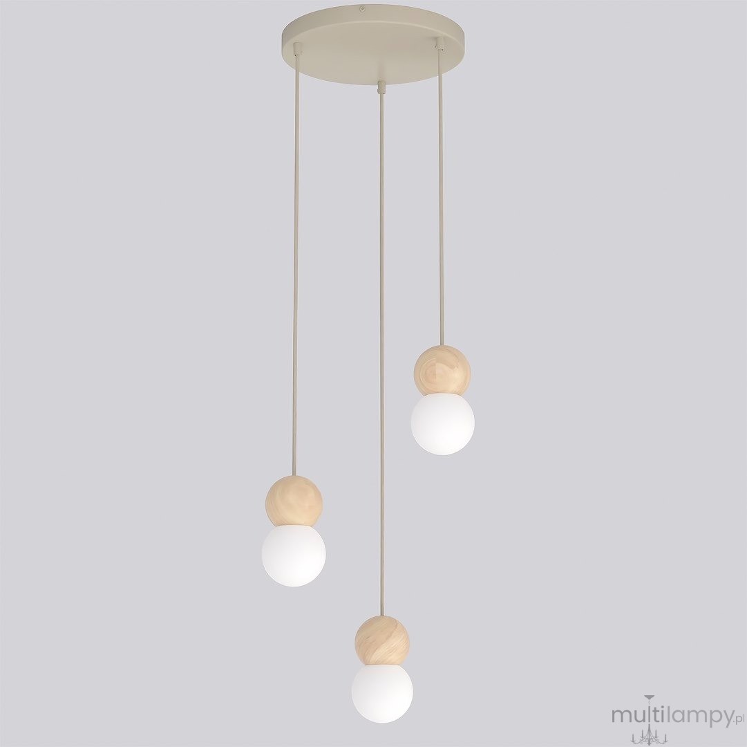 Loop lampa wisząca 3xG9 mokka 1673/3