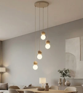 Loop lampa wisząca 4xG9 mokka 1673/4