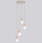 Loop lampa wisząca 4xG9 mokka 1673/4