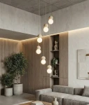 Loop lampa wisząca 6xG9 mokka 1673/6