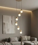Loop lampa wisząca 6xG9 mokka 1673/6