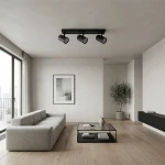 Richi lampa sufitowa spot 3xGU10 czarna