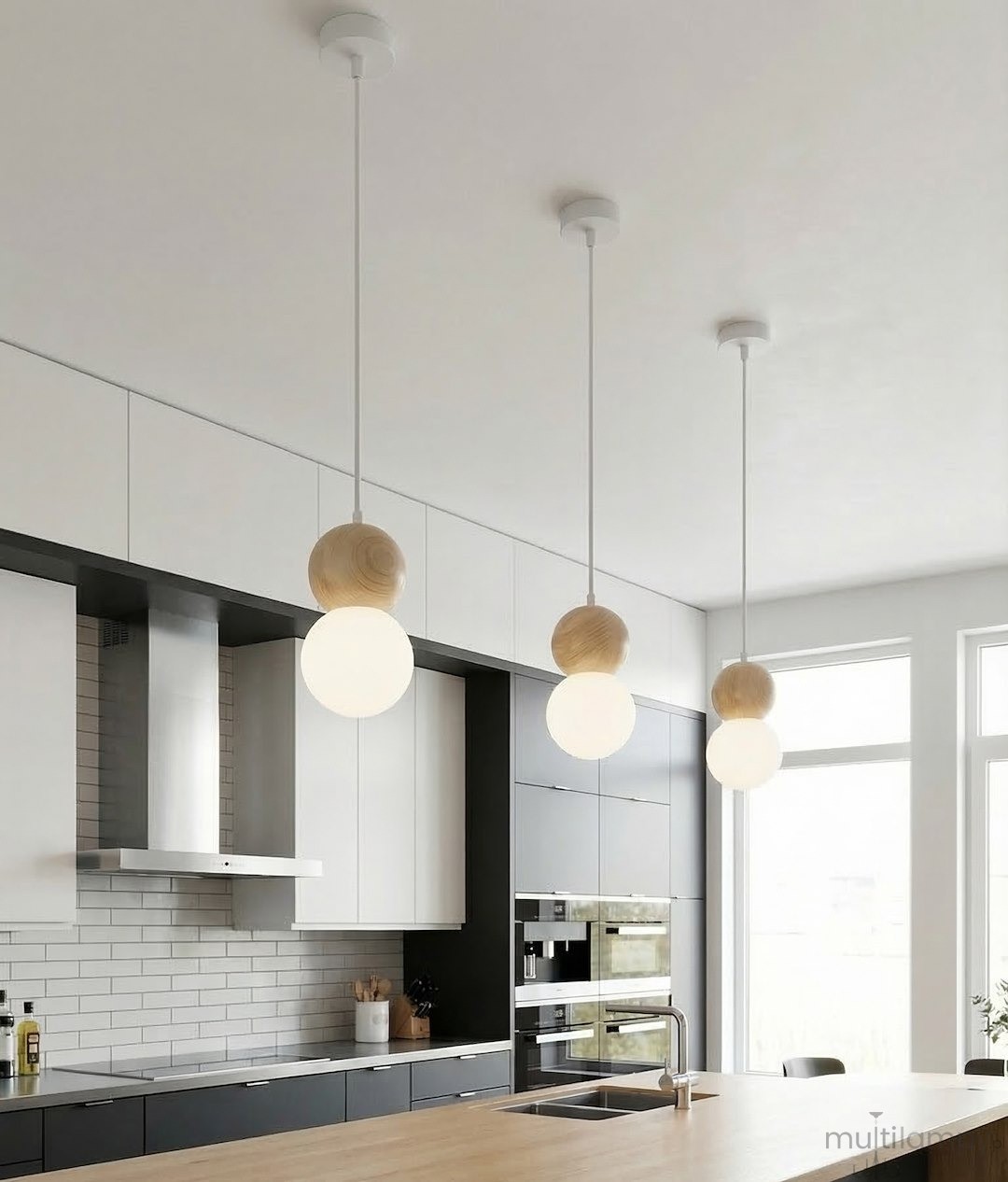 Loop lampa wisząca G9 biała 1674/1