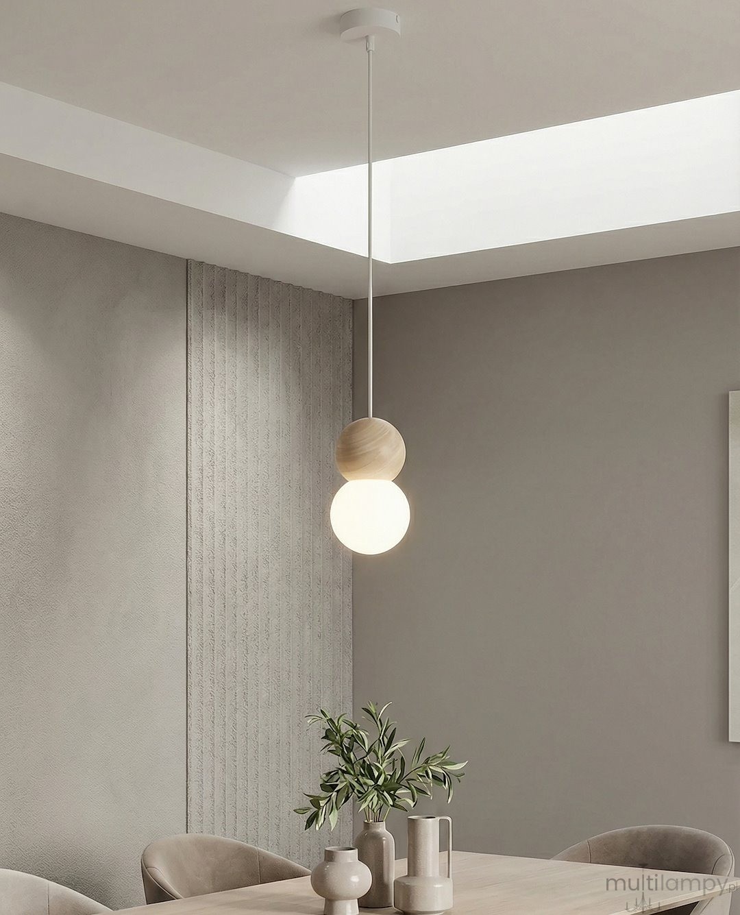 Loop lampa wisząca G9 biała 1674/1