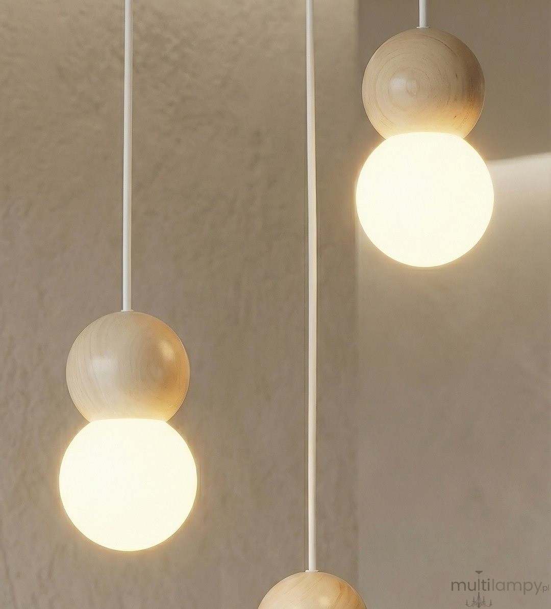 Loop lampa wisząca 3xG9 biała 1674/3
