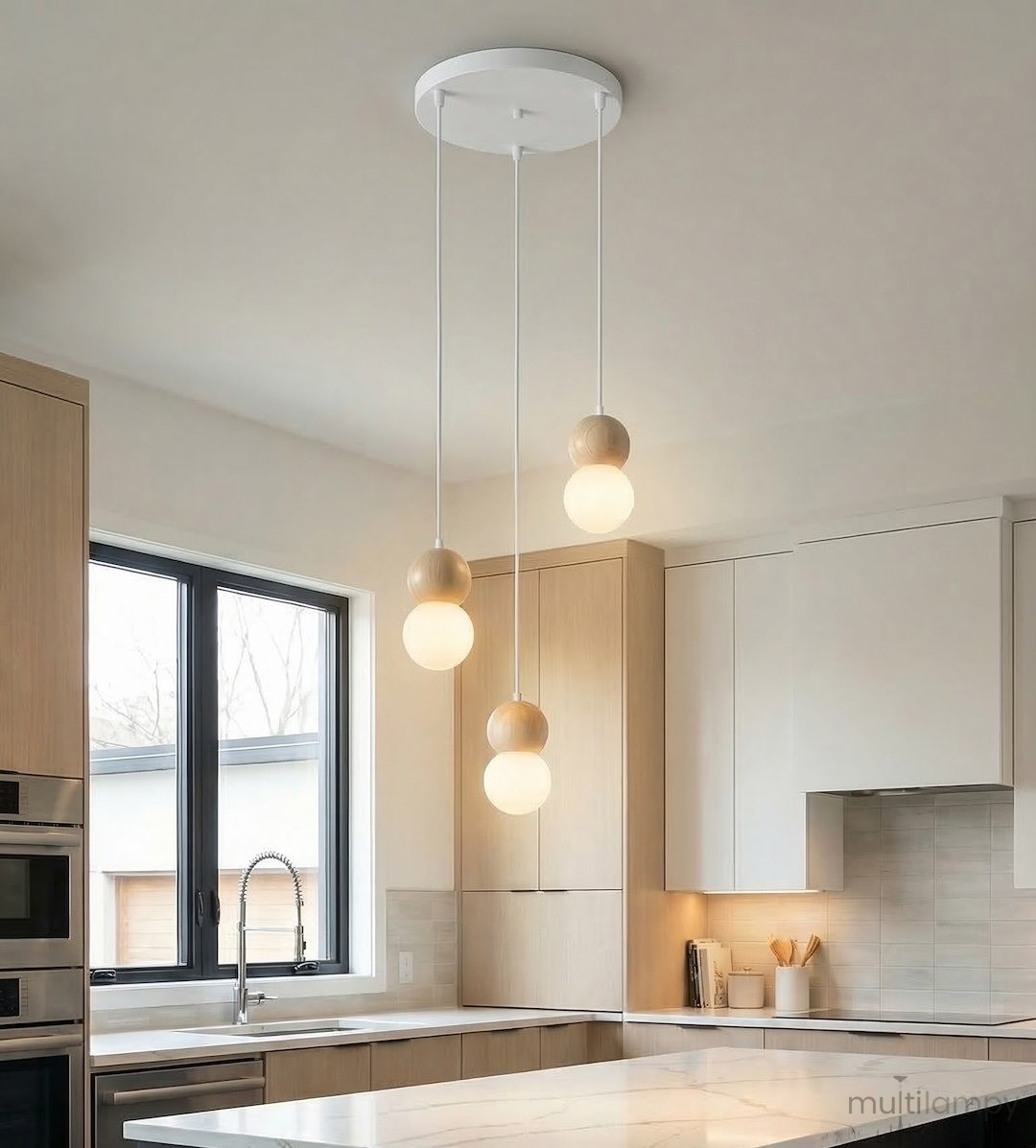 Loop lampa wisząca 3xG9 biała 1674/3
