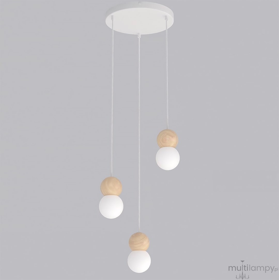 Loop lampa wisząca 3xG9 biała 1674/3