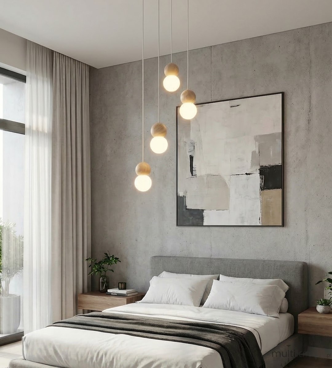 Loop lampa wisząca 4xG9 biała 1674/4