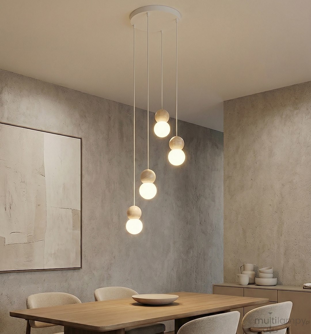 Loop lampa wisząca 4xG9 biała 1674/4