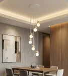 Loop lampa wisząca 6xG9 biała 1674/6