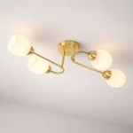 King lampa sufitowa 4xE27 złota ML2757